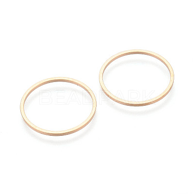 Brass Linking Rings KK-S327-06KC-20mm-1