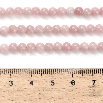 Natural Pink Opal Beads Strands G-Z110-C03-4mm-1