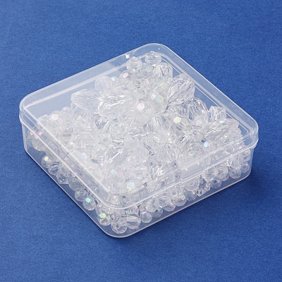 Transparent Acrylic Beads TACR-FS0001-42-1