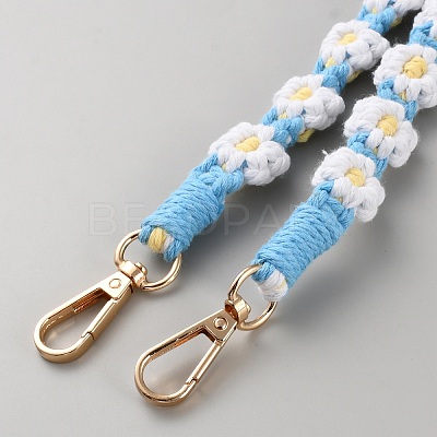 Cotton Rope Shoulder Phone Straps AJEW-WH20026-01F-1