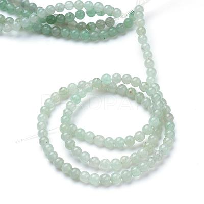 Natural Green Aventurine Bead Strands G-R412-15-6mm-1