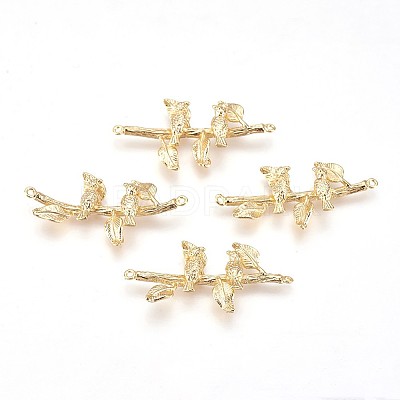 Brass Links connectors KK-P153-05G-NF-1