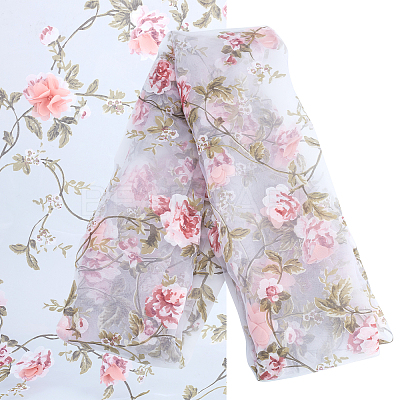 Chiffon Lace Trim ORIB-WH0005-07-1