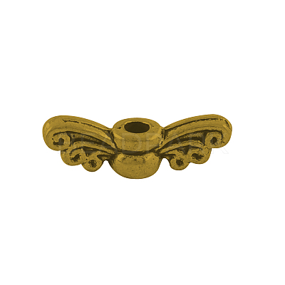 Tibetan Style Alloy Fairy Wing Beads LS-TIBEB-6007-AG-LF-1