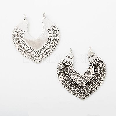 Tibetan Style Pendants TIBE-WH0002-04A-1