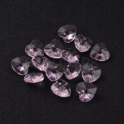 Romantic Valentines Ideas Glass Charms X-G030V10mm-02-1