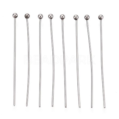 304 Stainless Steel Head Pins STAS-T065-35mm-20P-1