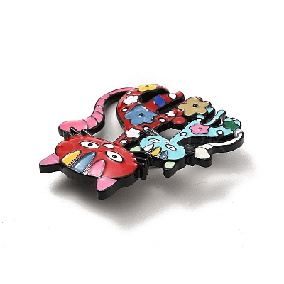 Alloy Enamel Brooches JEWB-P013-18EB-1