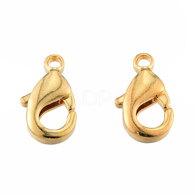 Brass Lobster Claw Claps KK-N259-40-1