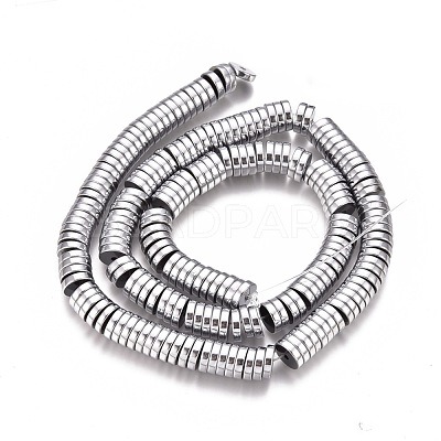Electroplate Non-magnetic Synthetic Hematite Beads Strands X-G-F300-17C-01-1