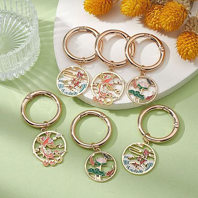Alloy Enamel Shoe Charms HJEW-JM01094-1
