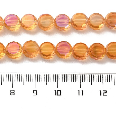 Electroplate Glass Beads Strands EGLA-C010-01A-HR01-1