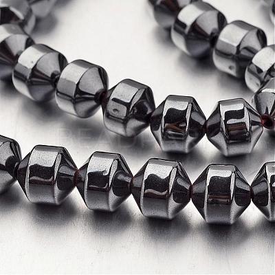 Non-magnetic Synthetic Hematite Bead Strands G-F300-31B-09-1