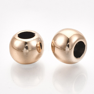 UV Plating ABS Plastic European Beads CCB-S162-28H-03-1
