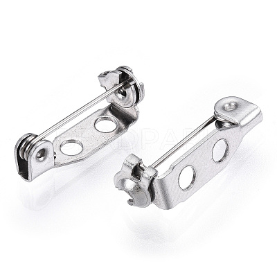 Non-Tarnish 304 Stainless Steel Pin Brooch Back Bar Findings STAS-Q184-04A-1