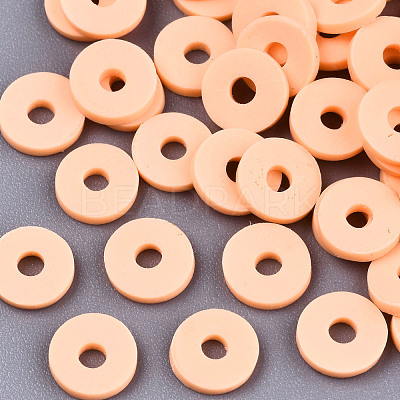 Handmade Polymer Clay Beads X-CLAY-Q251-6.0mm-90-1