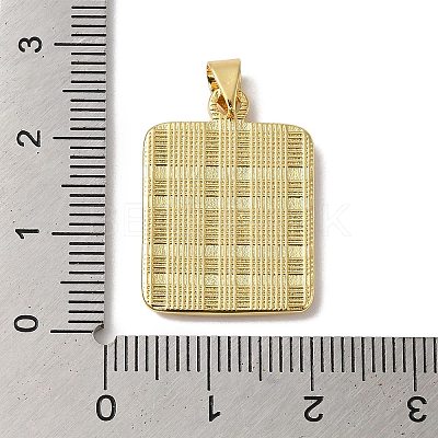 Rack Plating Brass Pendants KK-B092-42G-V-1