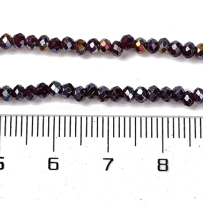 Baking Electroplate Glass Beads Strands DGLA-A039-J2MM-B22-1