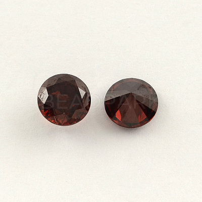 Diamond Shaped Cubic Zirconia Pointed Back Cabochons ZIRC-R004-8mm-M-1