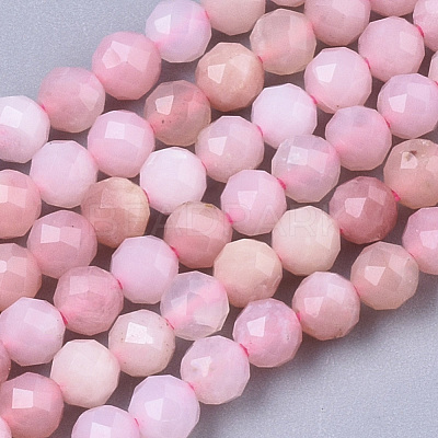 Natural Pink Opal Beads Strands G-R462-018B-A-1