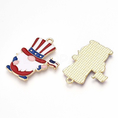 Alloy Enamel Pendants ENAM-T022-01F-1