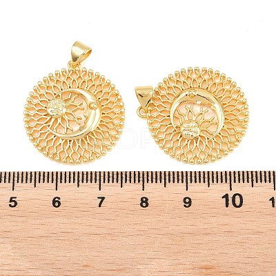 Brass Pendants KK-D232-17G-01-1