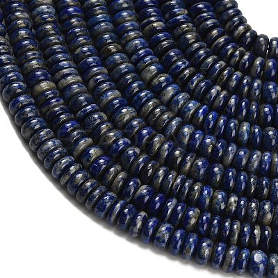 Natural Lapis Lazuli Beads Strands G-H329-B01-5x8mm-1