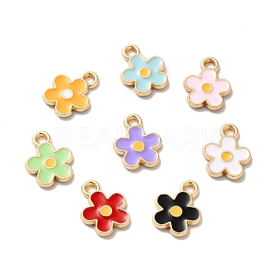 Alloy Enamel Charms X-ENAM-D043-02G-1