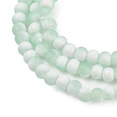 Frosted Crackle Glass Beads X1-GLAA-U001-4mm-M01-1