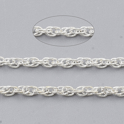 Soldered Brass Coated Iron Rope Chains CH-T002-04S-1
