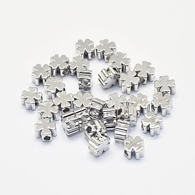 Long-Lasting Plated Brass Beads KK-K193-057P-NF-1
