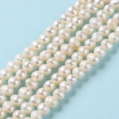 Natural Cultured Freshwater Pearl Beads Strands PEAR-E018-72-1