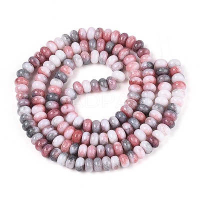 Glass Beads Strands GLAA-N059-5x8mm-34-1