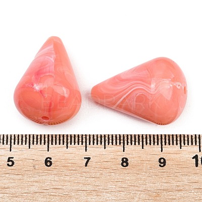 Opaque Acrylic Imitation Gemstone Beads OACR-G064-14A-1