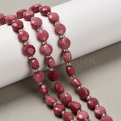 Natural Rhodonite Beads Strands G-B153-B10-1