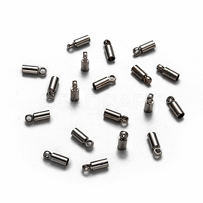 Brass Cord Ends KK-H731-B-NF-1