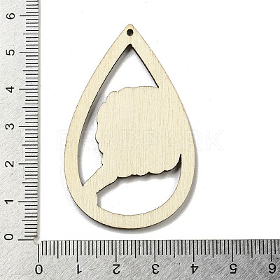 Wood Pendants WOOD-M012-02E-1