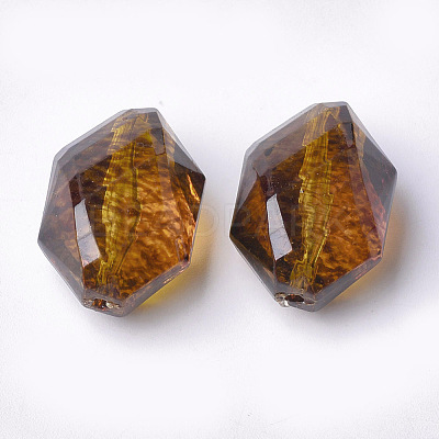 Acrylic Beads X-OACR-T006-181-1
