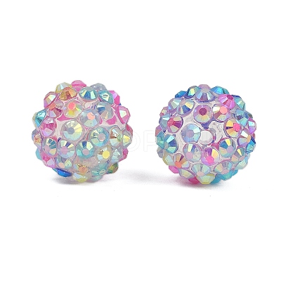 AB-Color Resin Rhinestone Beads RESI-S315-14x16-11-1