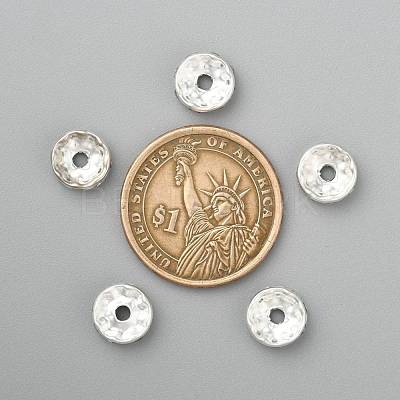 Iron Grade A Crystal Rhinestone Spacer Beads RB-A010-10MM-S-1