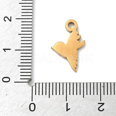 304 Stainless Steel Enamel Pendants LS-STAS-G374-01G-09-1