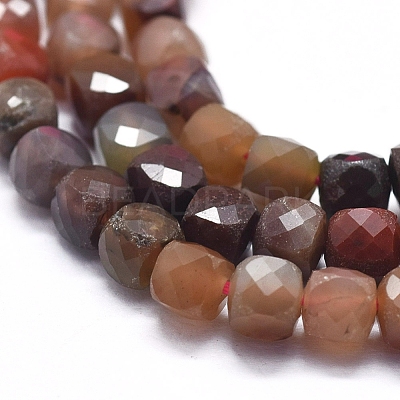 Natural Multi-Color Agate Beads Strands G-D0013-24-1