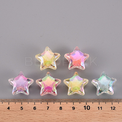 Transparent Acrylic Beads X-TACR-S152-18D-1