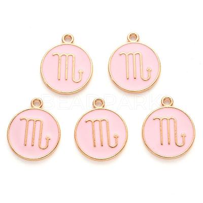 Alloy Enamel Pendants X-ENAM-S124-01A-09L-1