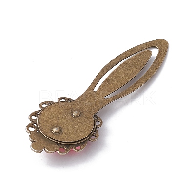 Tibetan Style Alloy Bookmark Clips AJEW-JK00290-1
