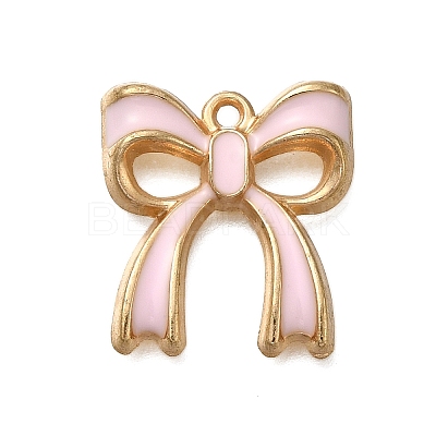 Rack Plating Alloy Enamel Pendants ENAM-S021-04G-A-1
