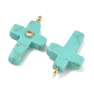 Synthetic Turquoise Pendants G-B180-01G-08-1