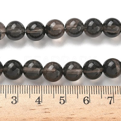 Natural Ice Obsidian Beads Strands G-P590-A03-8mm-02-1