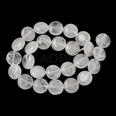 Natural Angola Quartz Crystal Beads Strands G-L648-B15-15mm-1