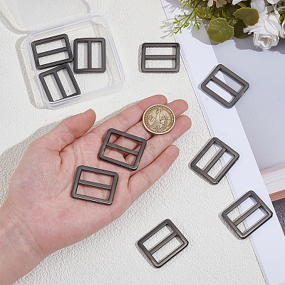 10Pcs Alloy Rectangle Buckles FIND-CY0001-97B-1